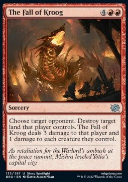 The Fall of Kroog - The Brothers' War (Uncommon) [BRO-133]