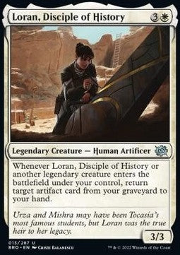 Loran, Disciple of History - The Brothers' War (Uncommon) [BRO-13]