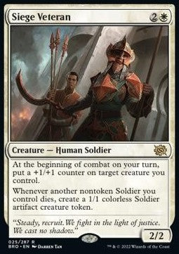 Siege Veteran - The Brothers' War (Rare) [BRO-25]