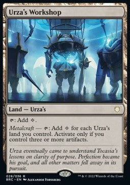 Urza's Workshop (V.1) - Commander: The Brothers' War: Extras (Rare) [XBRC-28]