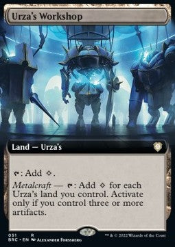 Urza's Workshop (V.2) - Commander: The Brothers' War: Extras (Rare) [XBRC-51]