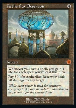 Aetherflux Reservoir (V.1) - Retro Frame Artifacts (Mythic) [BRR-2]