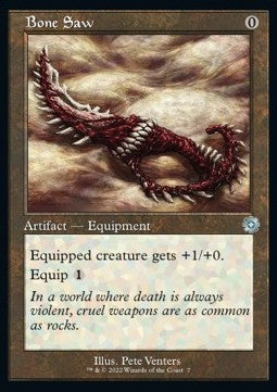 Bone Saw (V.1) - Retro Frame Artifacts (Uncommon) [BRR-7]