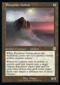 Precursor Golem (V.1) - Retro Frame Artifacts (Rare) [BRR-42]