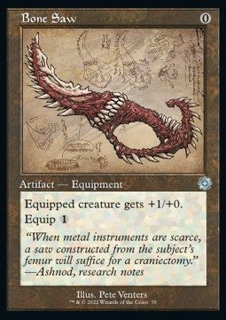 Bone Saw (V.2) - Retro Frame Artifacts (Uncommon) [BRR-70]