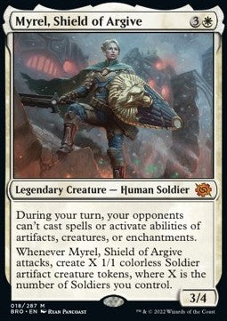 Myrel, Shield of Argive - The Brothers' War (Mythic) [BRO-18]