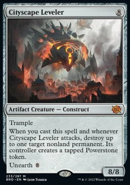 Cityscape Leveler⁣ - The Brothers' War⁣ (Mythic)⁣ [233]