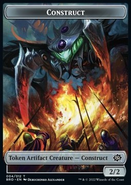 Construct Token (Artifact 2/2) - The Brothers' War: Extras (Token) [XBRO-T04]
