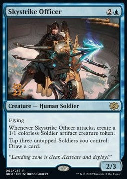 Skystrike Officer (V.1) - The Brothers' War: Promos (Rare) [PBRO-62]