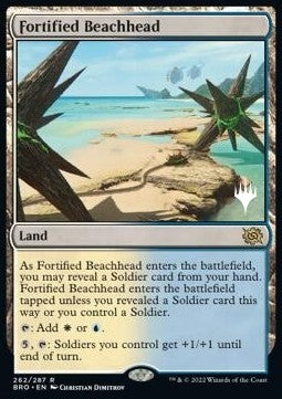 Fortified Beachhead (V.2) - The Brothers' War: Promos (Rare) [PBRO-262]