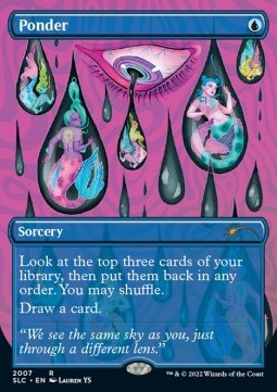 Ponder⁣ - Secret Lair Drop Series: 30th Anniversary Countdown Kit⁣ (Rare)⁣ [2007]