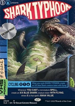 Shark Typhoon⁣ - Secret Lair Drop Series: 30th Anniversary Countdown Kit⁣ (Rare)⁣ [2020]