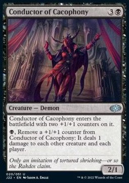 Conductor of Cacophony⁣ - Jumpstart 2022⁣ (Uncommon)⁣ [20]