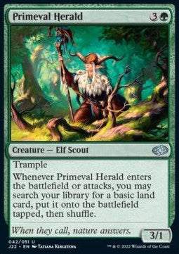Primeval Herald⁣ - Jumpstart 2022⁣ (Uncommon)⁣ [42]
