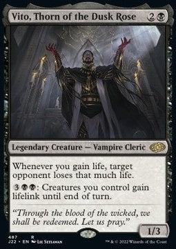 Vito, Thorn of the Dusk Rose⁣ - Jumpstart 2022⁣ (Rare)⁣ [487]
