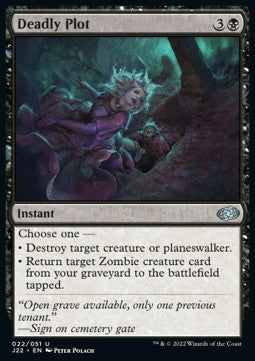 Deadly Plot - Jumpstart 2022 (Uncommon) [J22-22]