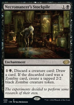 Necromancer's Stockpile - Jumpstart 2022 (Rare) [J22-446]