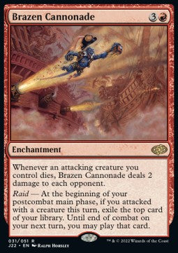 Brazen Cannonade⁣ - Jumpstart 2022⁣ (Rare)⁣ [31]