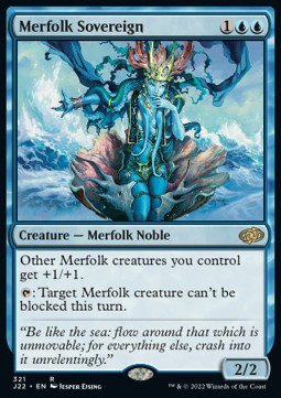 Merfolk Sovereign - Jumpstart 2022 (Rare) [J22-321]
