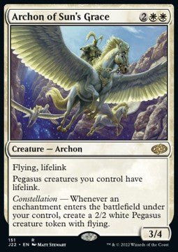 Archon of Sun's Grace⁣ - Jumpstart 2022⁣ (Rare)⁣ [151]