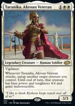 Taranika, Akroan Veteran - Jumpstart 2022 (Rare) [J22-253]
