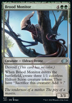 Brood Monitor⁣ - Jumpstart 2022⁣ (Uncommon)⁣ [637]