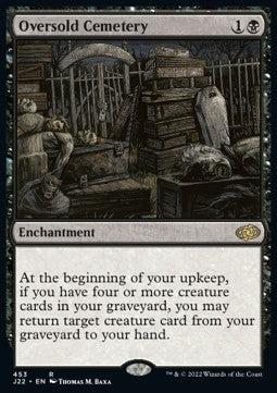 Oversold Cemetery - Jumpstart 2022 (Rare) [J22-453]