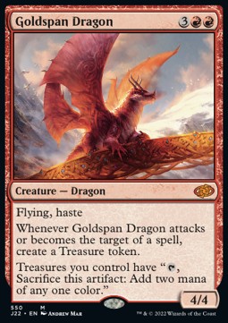 Goldspan Dragon⁣ - Jumpstart 2022⁣ (Mythic)⁣ [550]