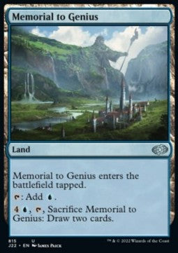 Memorial to Genius⁣ - Jumpstart 2022⁣ (Uncommon)⁣ [815]