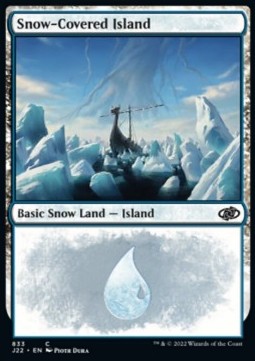 Snow-Covered Island⁣ - Jumpstart 2022⁣ (Land)⁣ [833]