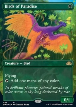 Birds of Paradise (V.2)⁣ - Dominaria Remastered: Extras⁣ (Rare)⁣ [439]