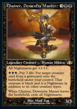 Chainer, Dementia Master (V.1) - Dominaria Remastered: Extras (Rare) [XDMR-299]