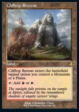 Clifftop Retreat⁣ - Dominaria Remastered: Extras⁣ (Rare)⁣ [393]