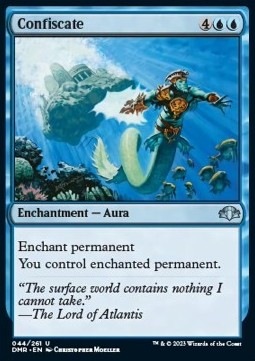 Confiscate⁣ - Dominaria Remastered⁣ (Uncommon)⁣ [44]