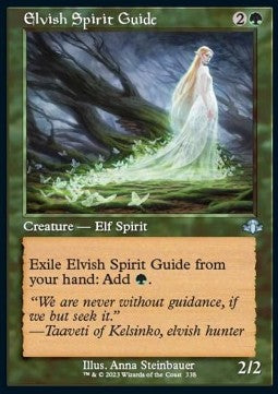 Elvish Spirit Guide⁣ - Dominaria Remastered: Extras⁣ (Uncommon)⁣ [338]