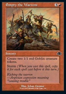 Empty the Warrens⁣ - Dominaria Remastered: Extras⁣ (Common)⁣ [318]