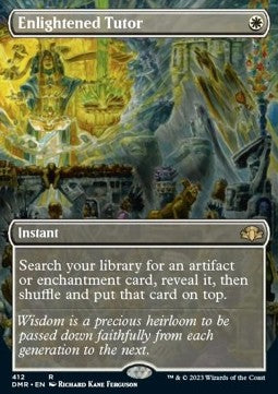 Enlightened Tutor (V.2)⁣ - Dominaria Remastered: Extras⁣ (Rare)⁣ [412]