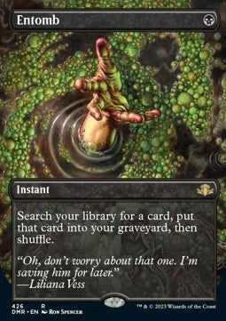 Entomb (V.2)⁣ - Dominaria Remastered: Extras⁣ (Rare)⁣ [426]