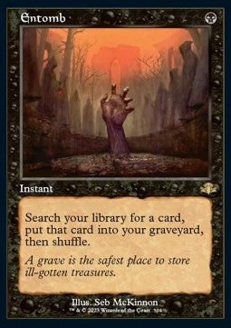 Entomb (V.1) - Dominaria Remastered: Extras (Rare) [XDMR-304]