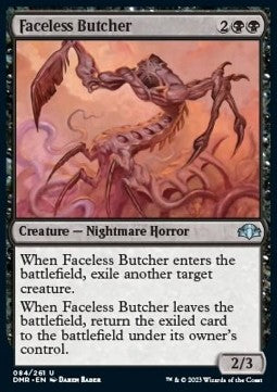 Faceless Butcher - Dominaria Remastered (Uncommon) [DMR-84]