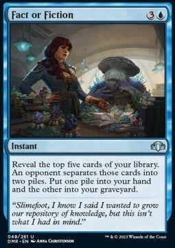 Fact or Fiction⁣ - Dominaria Remastered⁣ (Uncommon)⁣ [48]