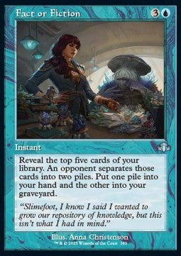 Fact or Fiction - Dominaria Remastered: Extras (Uncommon) [XDMR-283]