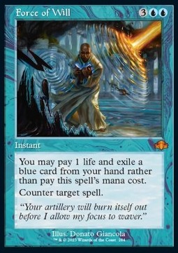 Force of Will (V.1)⁣ - Dominaria Remastered: Extras⁣ (Mythic)⁣ [284]