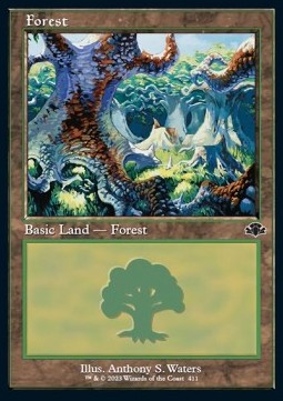 Forest (V.2) - Dominaria Remastered (Land) [DMR-411]