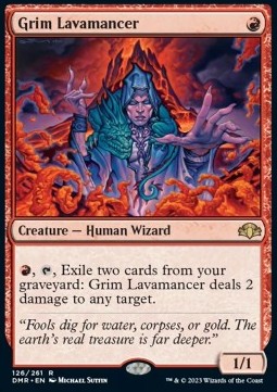 Grim Lavamancer - Dominaria Remastered (Rare) [DMR-126]