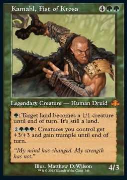 Kamahl, Fist of Krosa - Dominaria Remastered: Extras (Mythic) [XDMR-344]