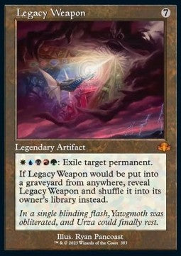 Legacy Weapon (V.1) - Dominaria Remastered: Extras (Mythic) [XDMR-383]