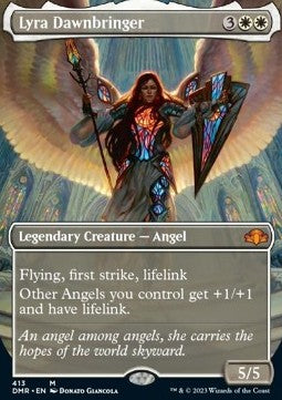 Lyra Dawnbringer (V.2)⁣ - Dominaria Remastered: Extras⁣ (Mythic)⁣ [413]