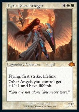 Lyra Dawnbringer (V.1)⁣ - Dominaria Remastered: Extras⁣ (Mythic)⁣ [266]