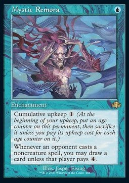 Mystic Remora (V.1)⁣ - Dominaria Remastered: Extras⁣ (Rare)⁣ [288]